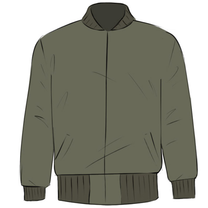 How to Draw a Jacket Easy Drawing Art