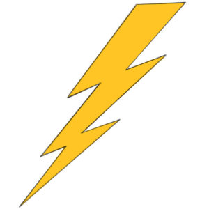 How to draw a lightning bolt