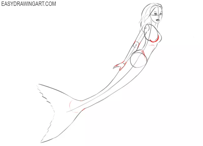 Mermay May 11 2021 mermaid Drawing by Katherine Nutt - Pixels