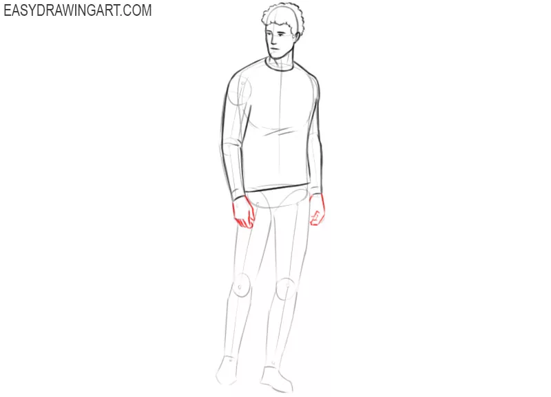 How to draw a person step by step