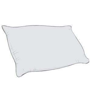 How to draw a pillow