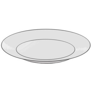 How to draw a plate