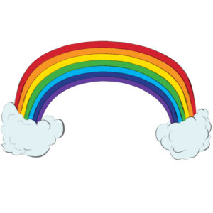 How to draw a rainbow