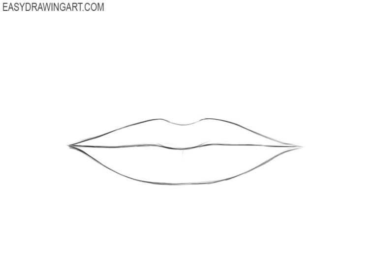 How to Draw a Mouth Easy Drawing Art