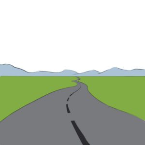 How to draw a road
