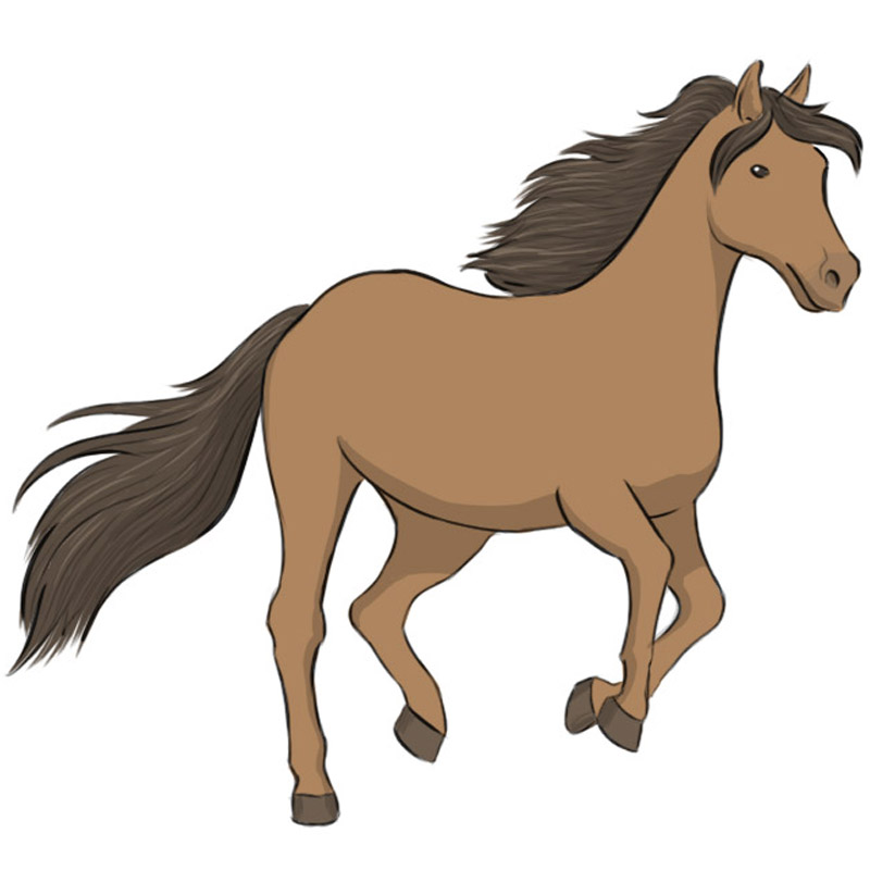 running horse clip art