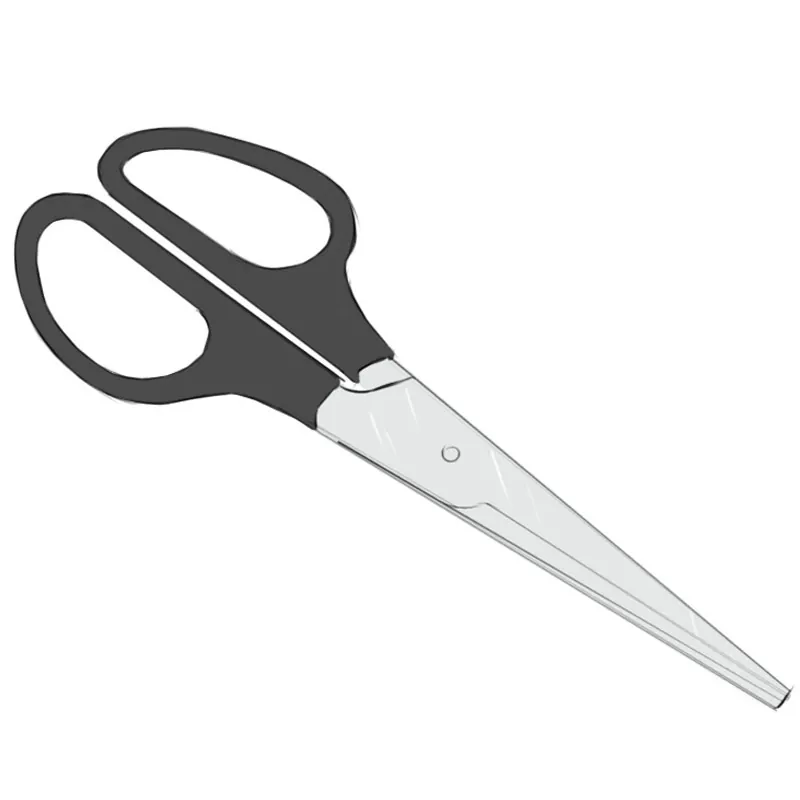 Scissors sketch. Hairdresser shears tool. Vector illustration isolated in  white background Stock Vector Image & Art - Alamy