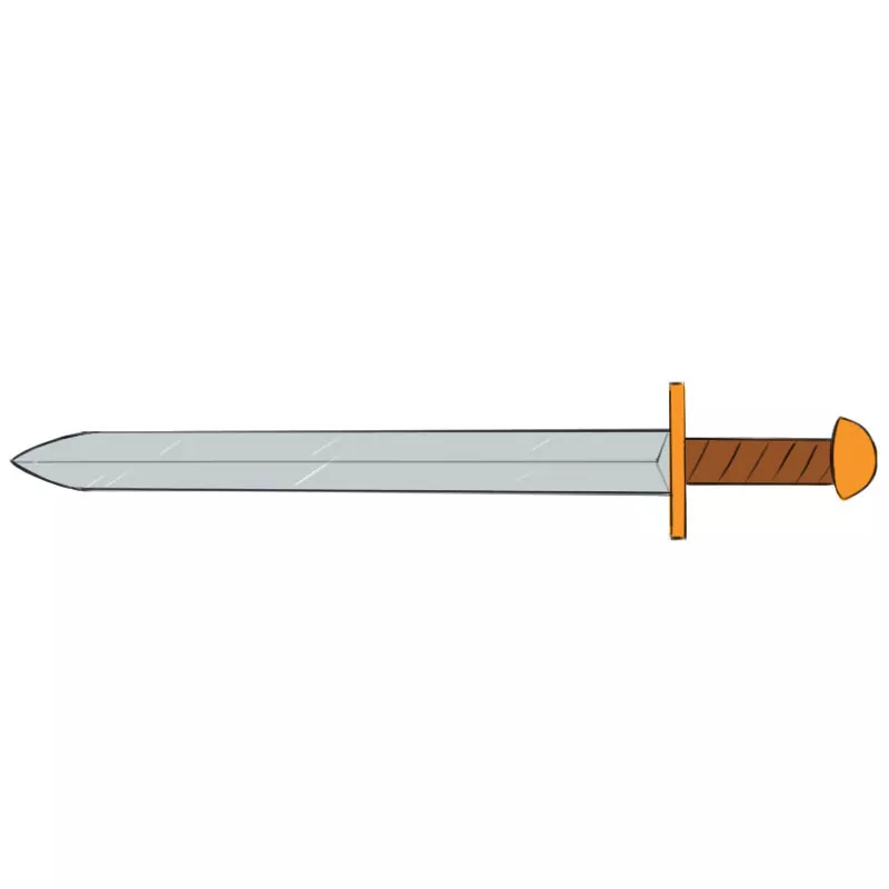 How to Draw a Sword - Easy Drawing Art