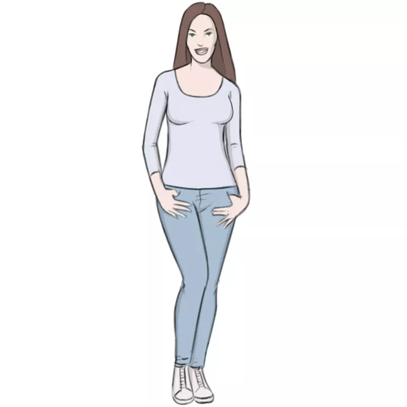 Free hand drawing a woman Royalty Free Vector Image