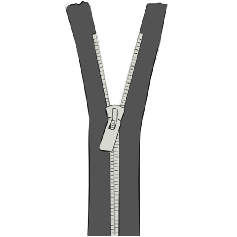 Zipper Technical Drawing