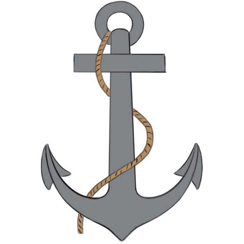 How To Draw An Anchor HOW TO EWQ