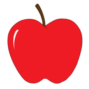 How to draw an apple