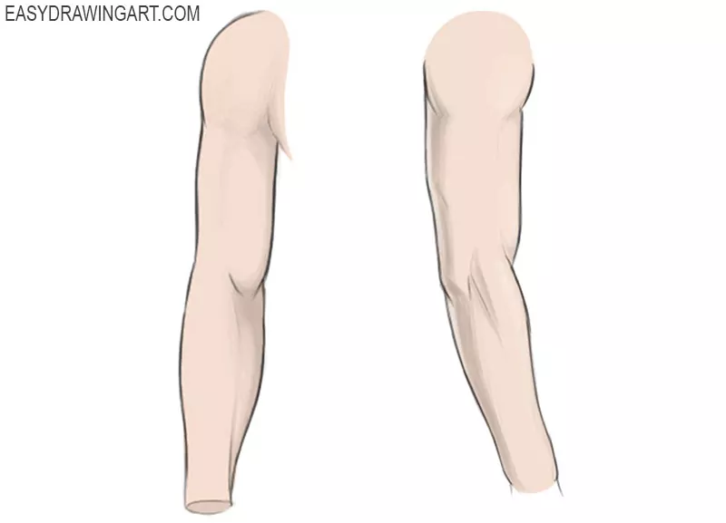 How to draw an arm easy