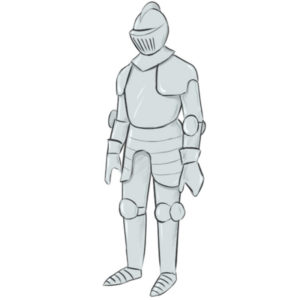 How to draw an armor