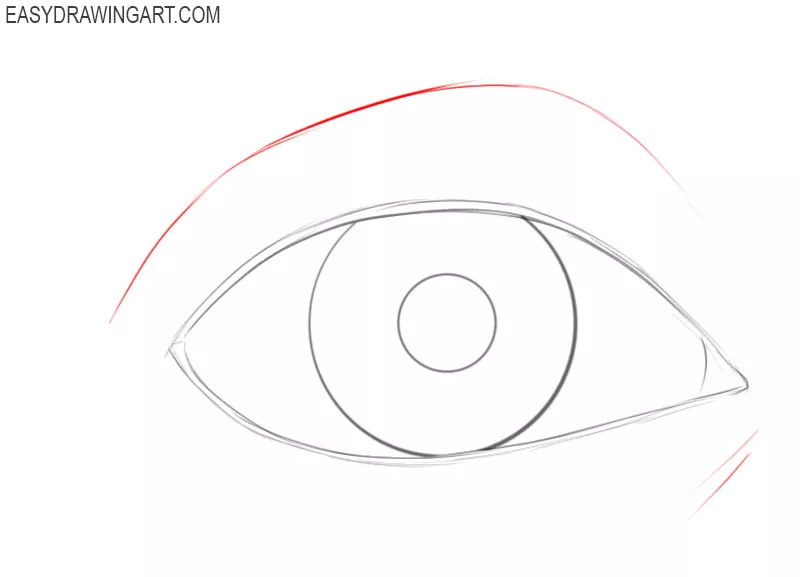 How to draw an eye basic