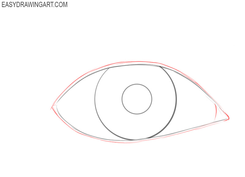 How To Draw An Eye Easy Drawing Art