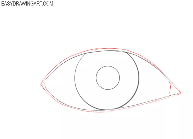 easy drawings to draw step by step eyes