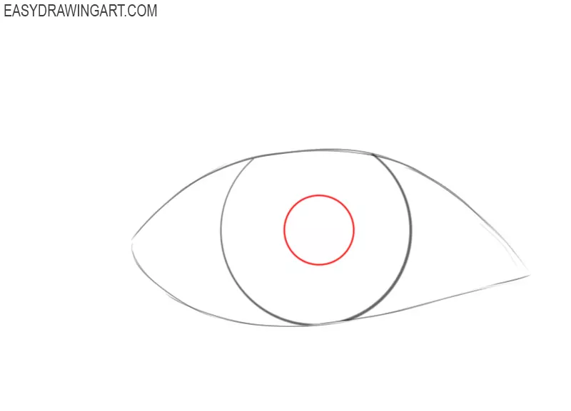 How to draw an eye step by step in pencil