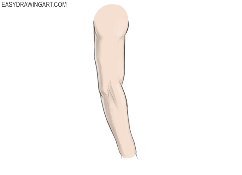 How to draw arms