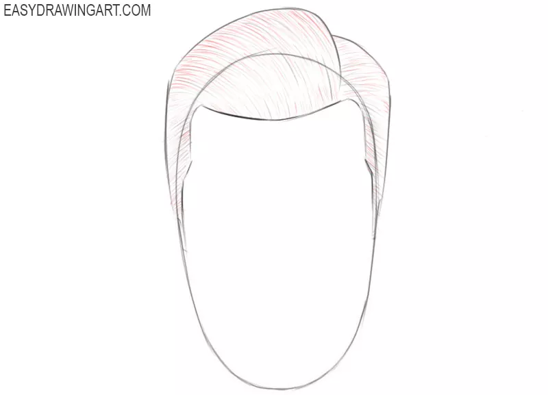 How to draw hair for beginners