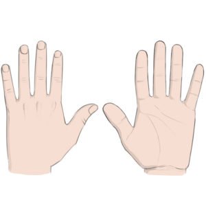 How to draw hands