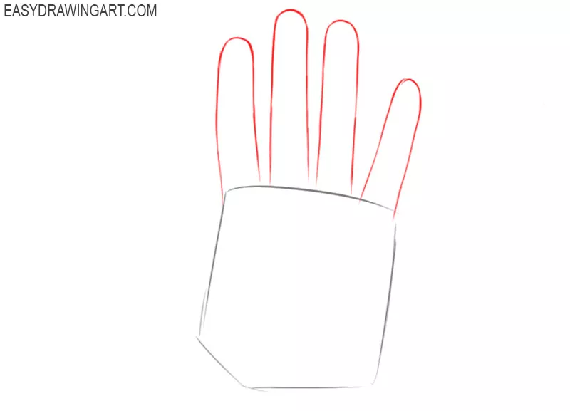 How to draw hands easy step by step