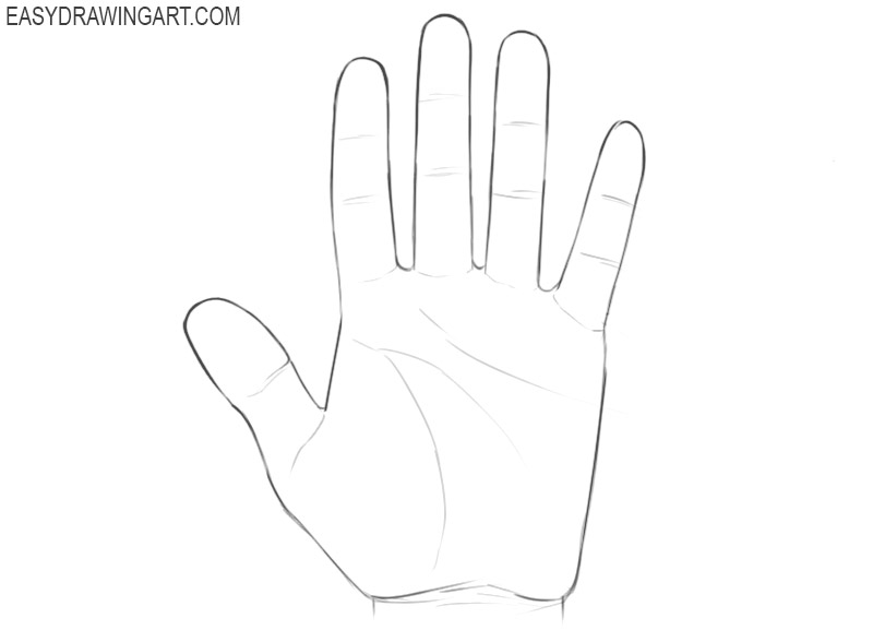 How To Draw Hands Easy Drawing Art