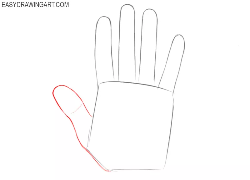How to draw hands for beginners easy