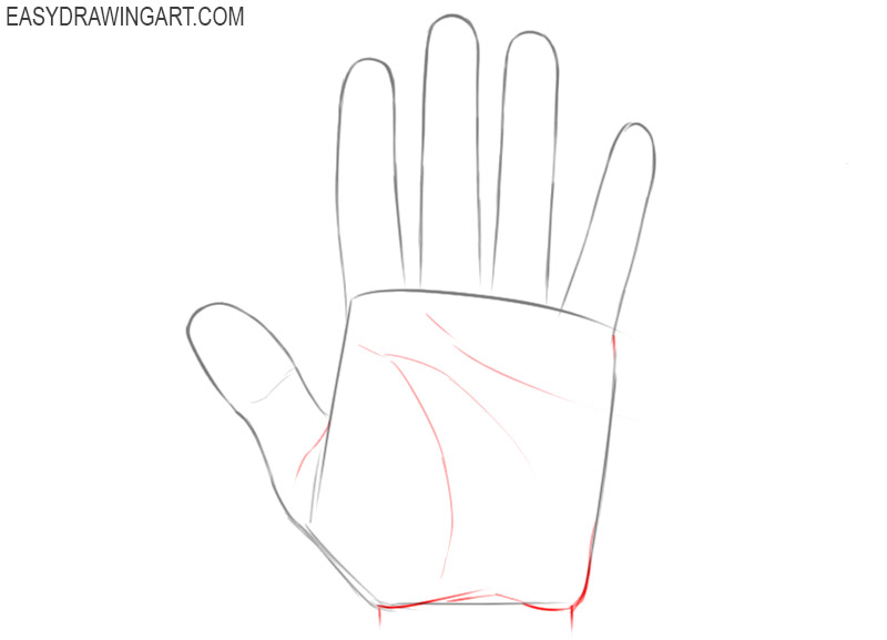 How to draw hands step by step