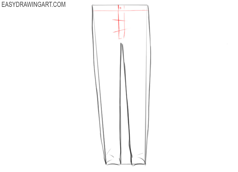 How to draw jeans for beginners