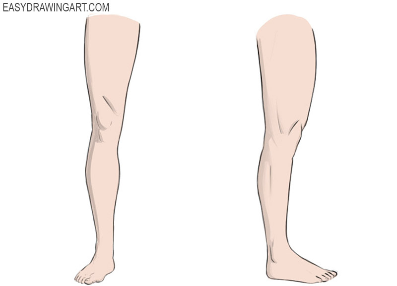 How to draw legs