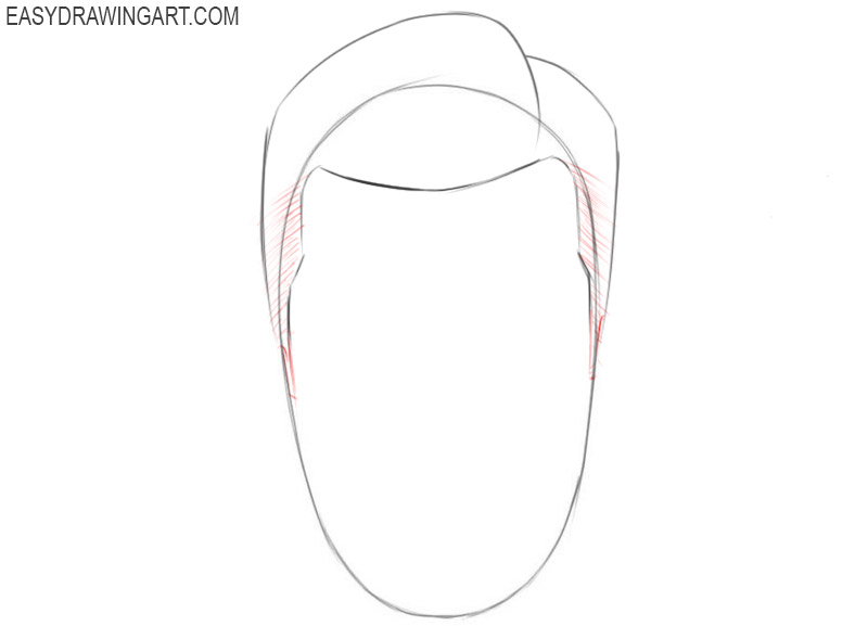 How to draw male hair