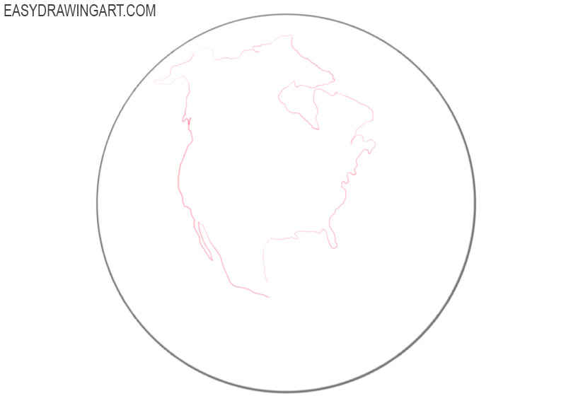 How to draw the Earth simple