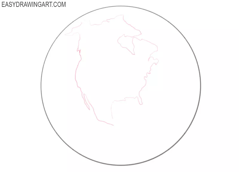 How to draw the Earth simple