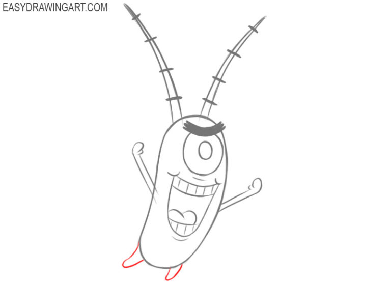 How to Draw Plankton Easy Drawing Art