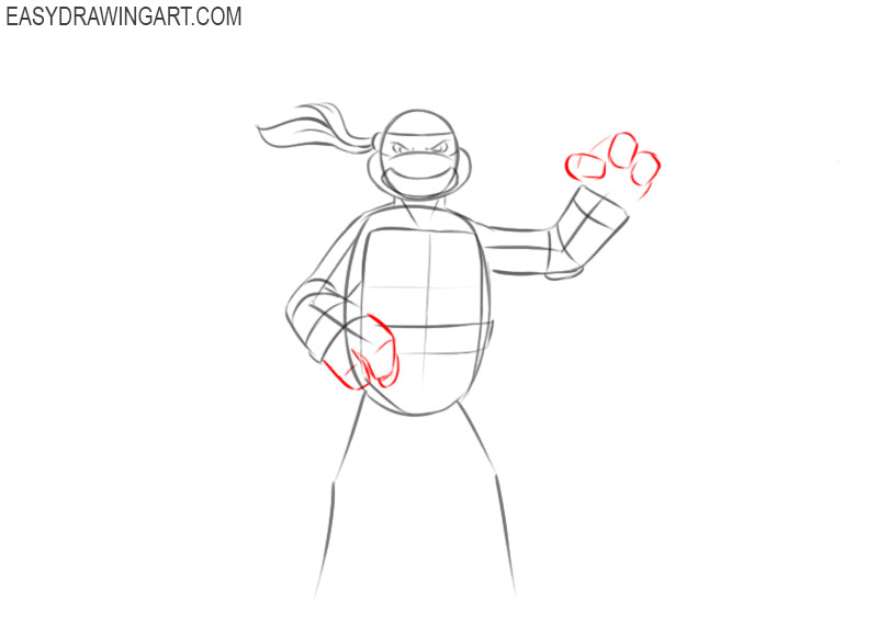 Learn how to draw a Ninja Turtle