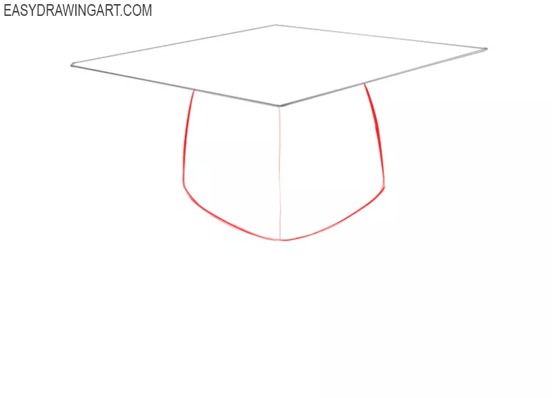 How to Draw a Graduation Cap - Easy Drawing Art