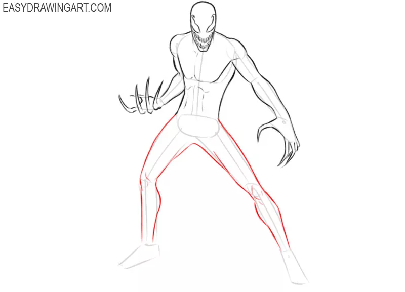 carnage drawing tutorial 