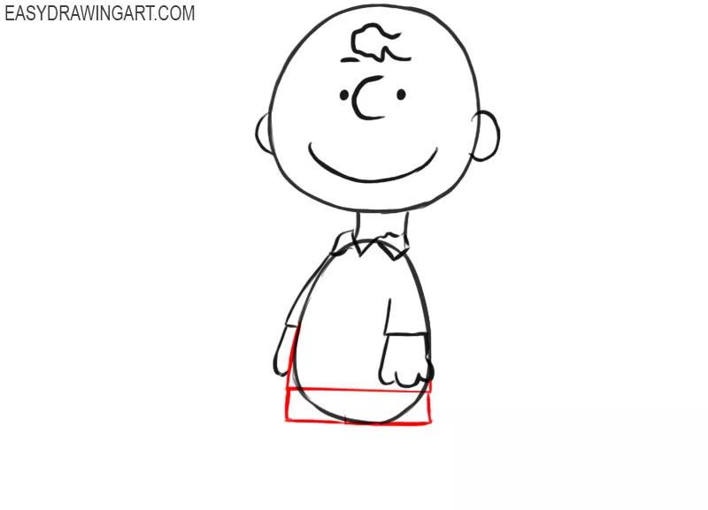 charlie brown drawing easy 