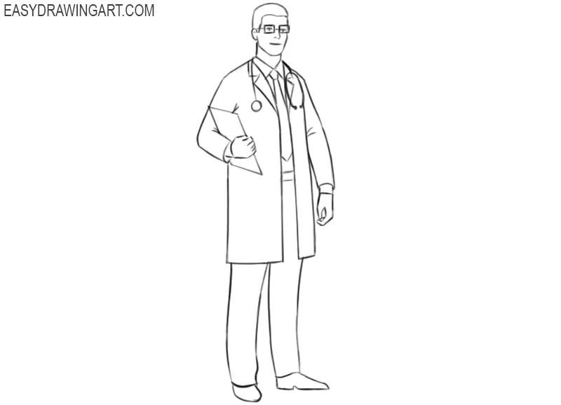 doctor drawing picture