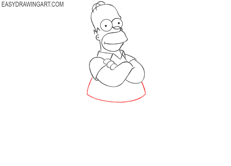 homer simpson sketch how to draw 