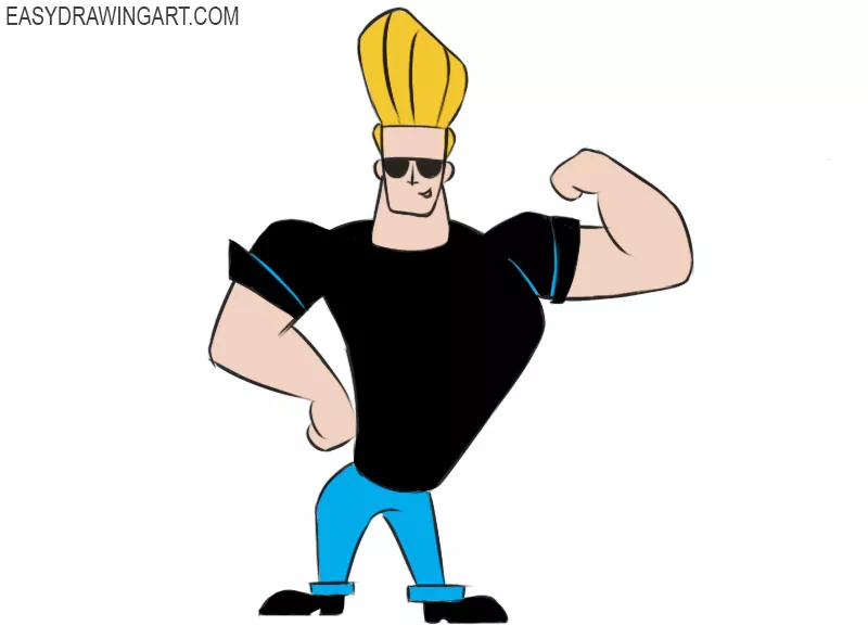 How to draw a cartoon character