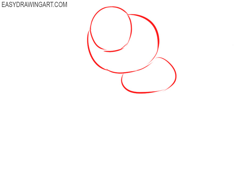 how to draw a chimpanzee step by step