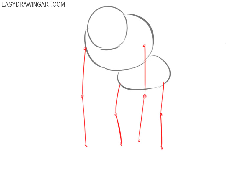 how to draw a chimpanzee easy