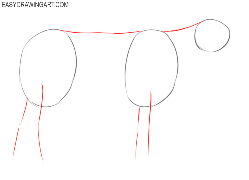 how to draw a cow step by step