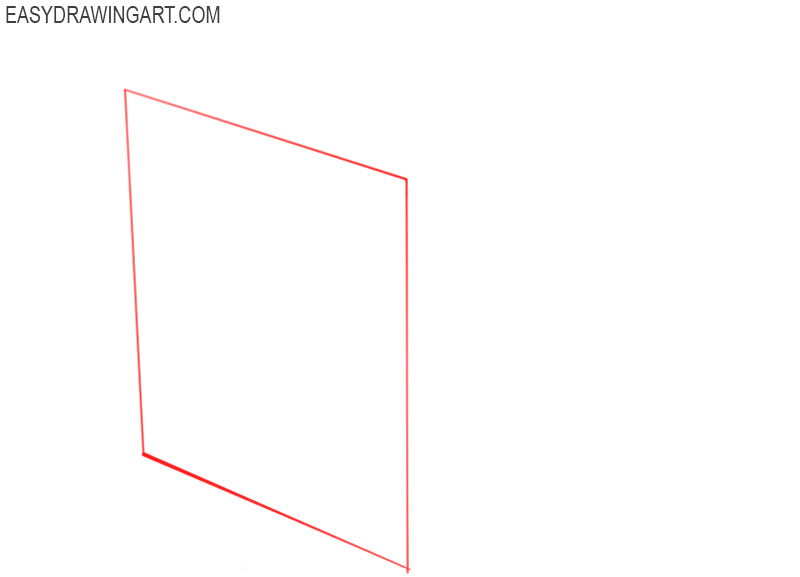 how to draw a cube easy 