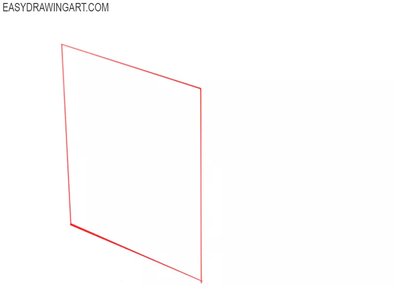 how to draw a cube easy 