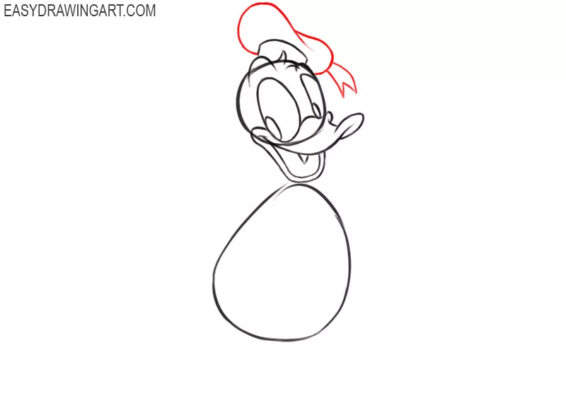 How to Draw Donald Duck  Really Easy Drawing Tutorial