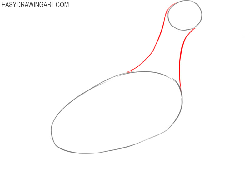 how to draw a duck for kids