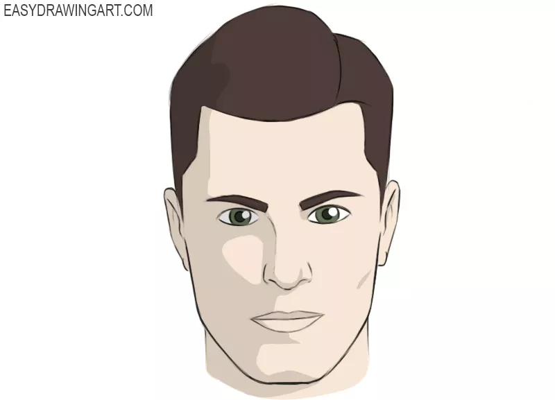 How to draw a face